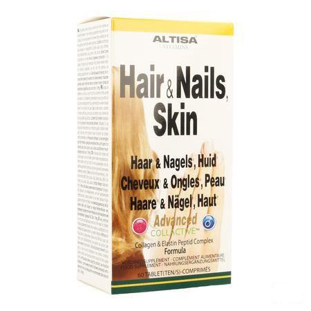 Altisa Haar-nagels-huid Adv. + col.typ1 Tabletten 60  -  Dieximport
