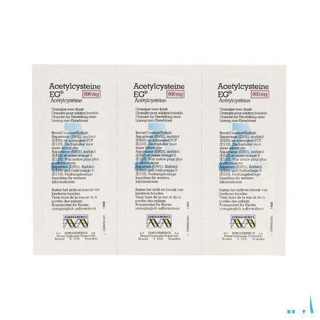 Acetylcysteine EG 600 mg Gran. Vr Drank Zakje 30  -  EG