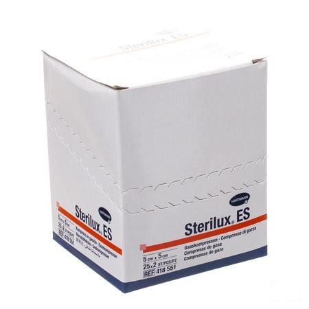 Sterilux Es 5x5cm 8l.st. 25x2 P/s  -  Hartmann