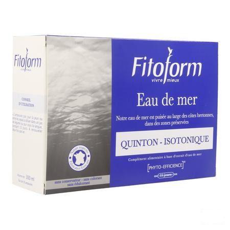 Isotonique Eau De Mer Ampullen 30x10 ml Fitoform  -  Bioholistic Diffusion