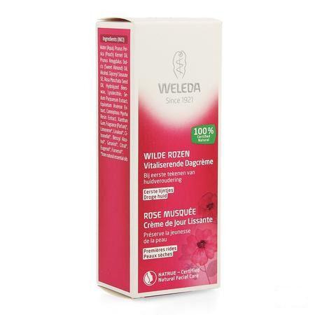 Weleda Wilde Rozen Dagcreme Vitaliserend Tube 30 ml  -  Weleda