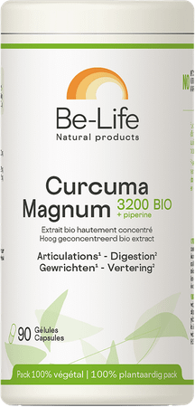 Curcuma Magnum 3200 Be Life Bio Pot Capsule 90  -  Be-Life