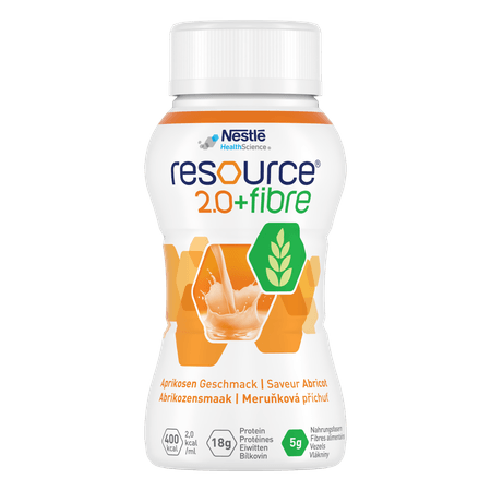 Resource 2.0 Fibre Abrikoos 4x200 ml 12100729  -  Nestle
