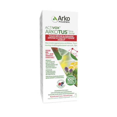 Arkotus Siroop Droog Diep Zittende Hoest 140 ml