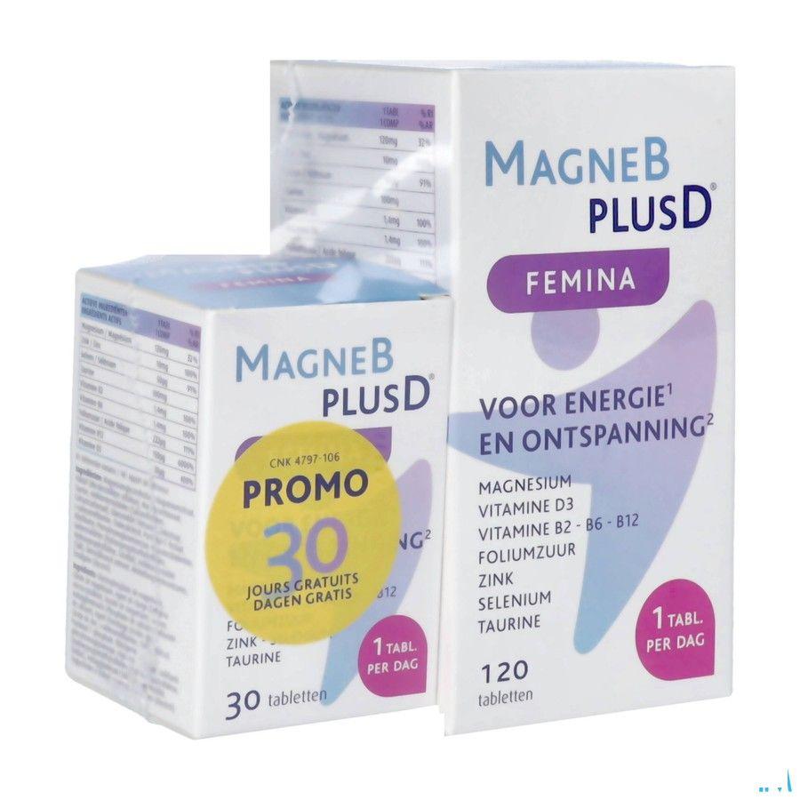 Magnebplusd Femina Vip Comp 120+30
