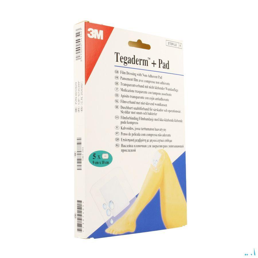 Tegaderm + Pad 3m Transp Steril 9cmx10cm 5 3586p  -  3M
