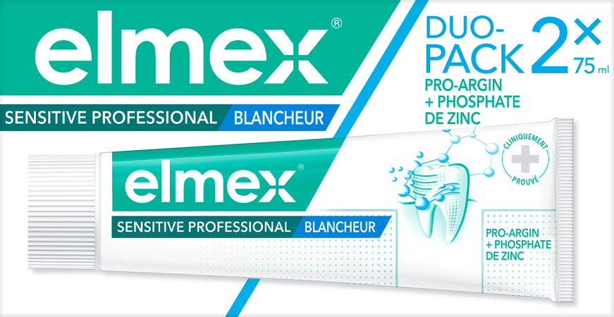 Elmex Sensitive Pro.Whitening Tandpasta 2X75 ml 