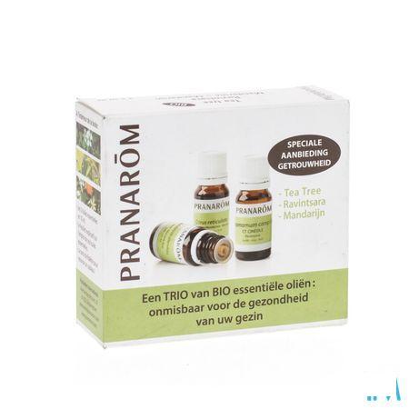 Triopack 3 Essentiele Olieen 3x10 ml  -  Pranarom