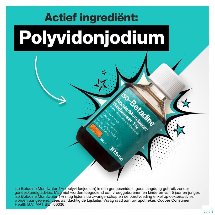 Iso Betadine 1% Solution Bucc 200 ml Ready To Use