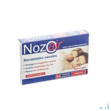 Nozoair Bandelette Nasale Grand Nez 30