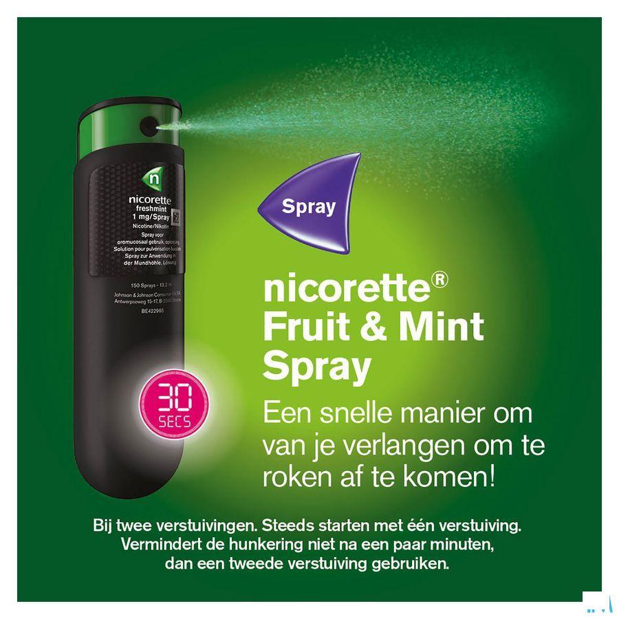 Nicorette Fruit & Mint 150 Dosis Spray 2