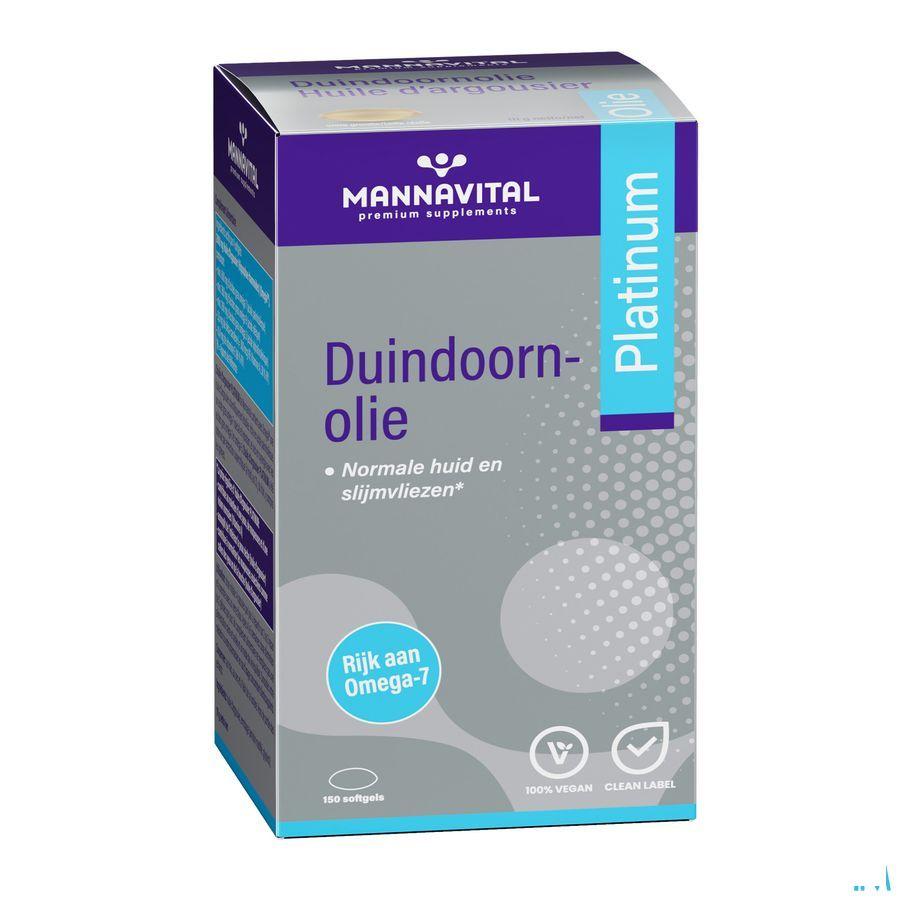 Mannavital Huile Argousier Platinum 150 V-softgels