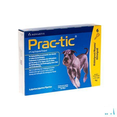 Prac-tic Spot-on Anti vlo-teek Hond Middel .2x3
