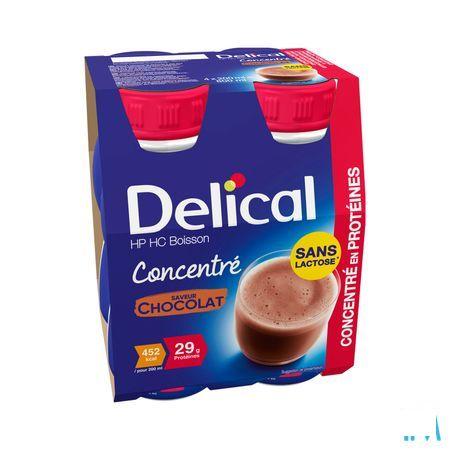 Delical Geconcentr. Chocolade 4X200 ml  -  Bs Nutrition