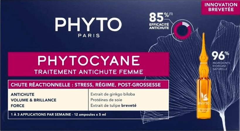 Phytocyane Traitement Chute Reactionnel. Amp12X5ml