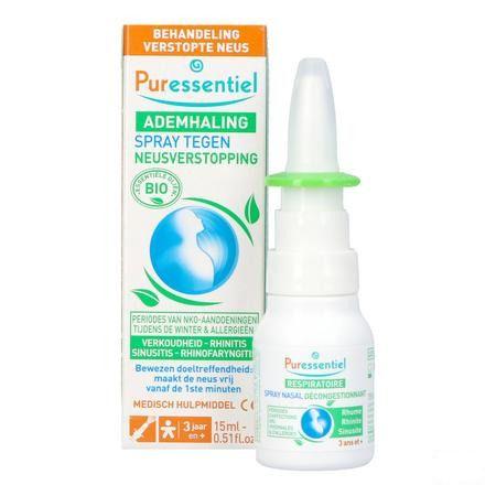 Puressentiel Ademhaling Neusspray 15 ml  -  Puressentiel