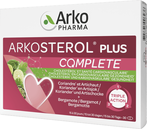 Arkosterol Plus Caps 30  -  Arkopharma 