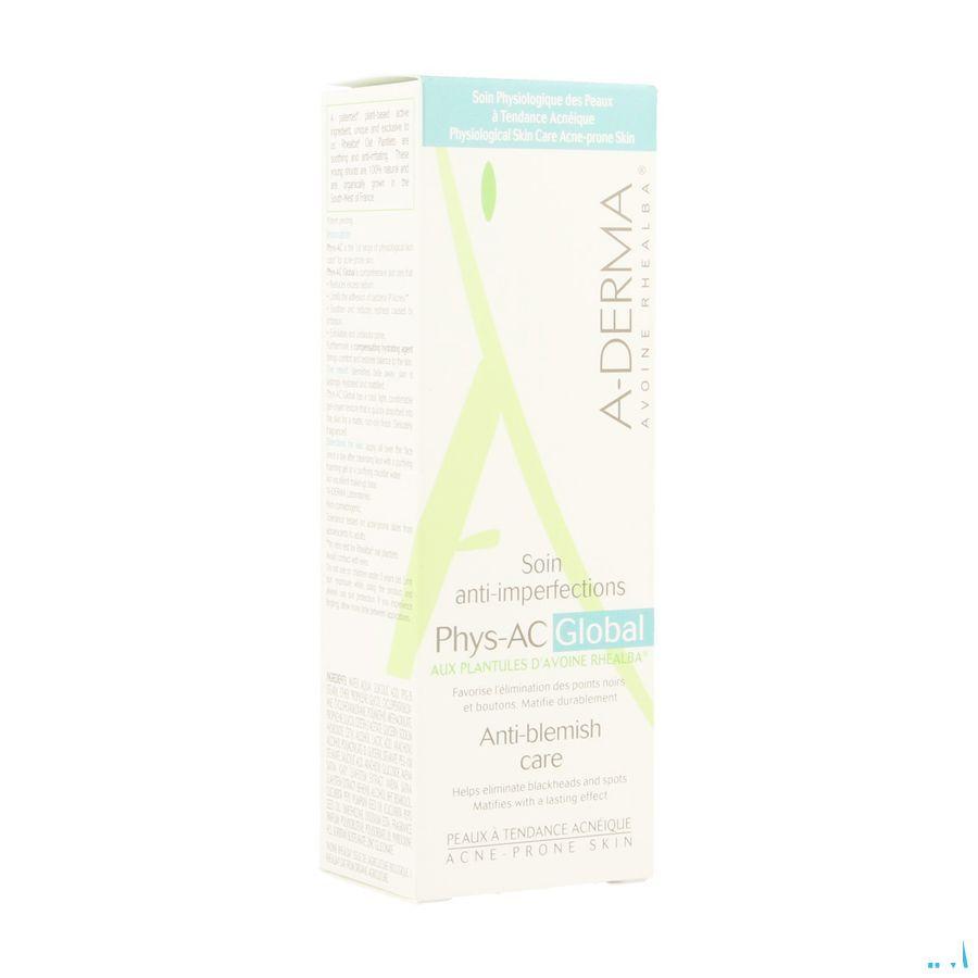 Aderma Phys-ac Global Creme Anti onzuiver. Tube 40 ml  -  Aderma