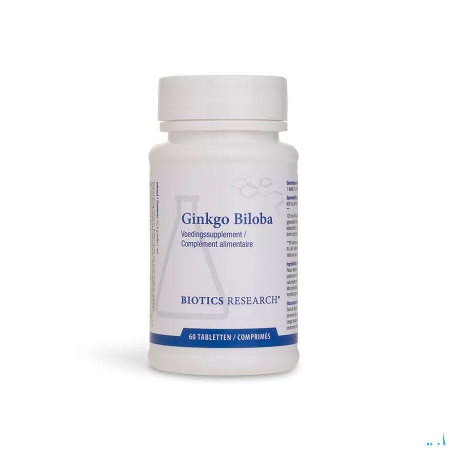 Biotics Ginkgo Biloba (24%) 60 comprimés  -  Energetica Natura