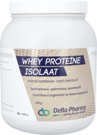Whey Proteine Isolaat Chocolat 900  -  Deba Pharma