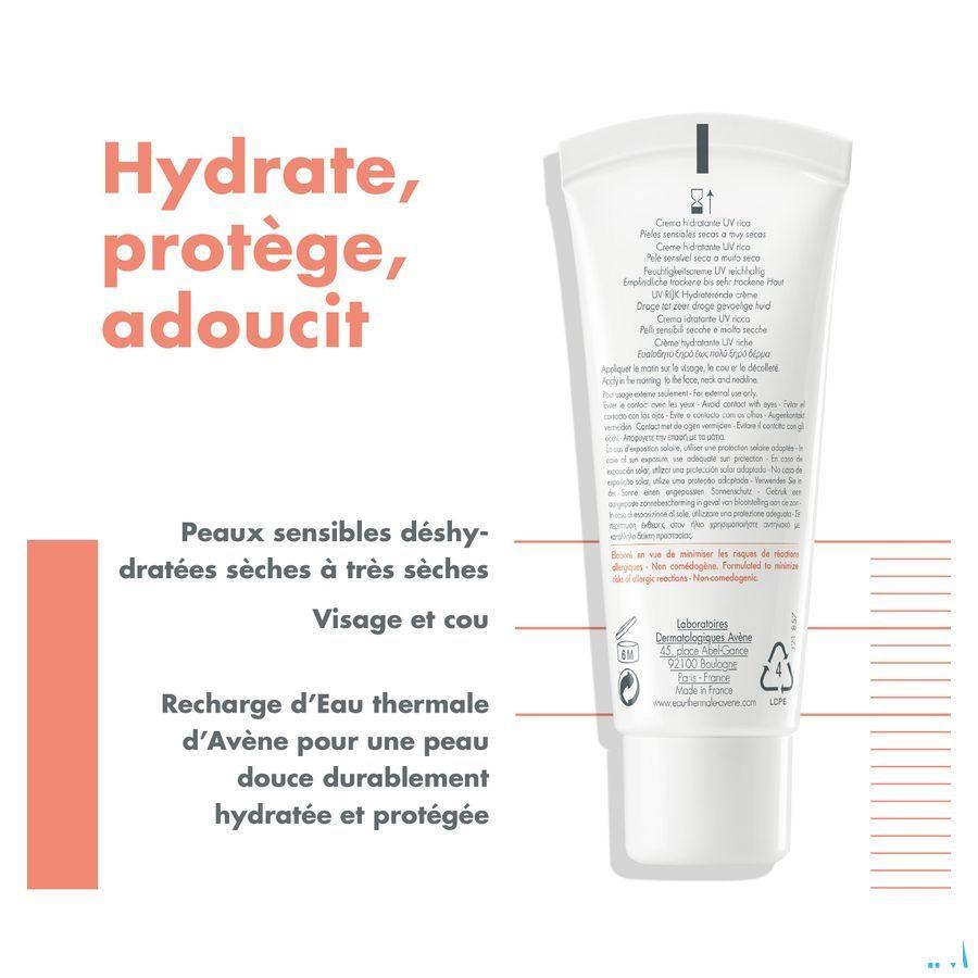Avene Hydrance Uv Riche Creme Hydratante 40 ml  -  Avene