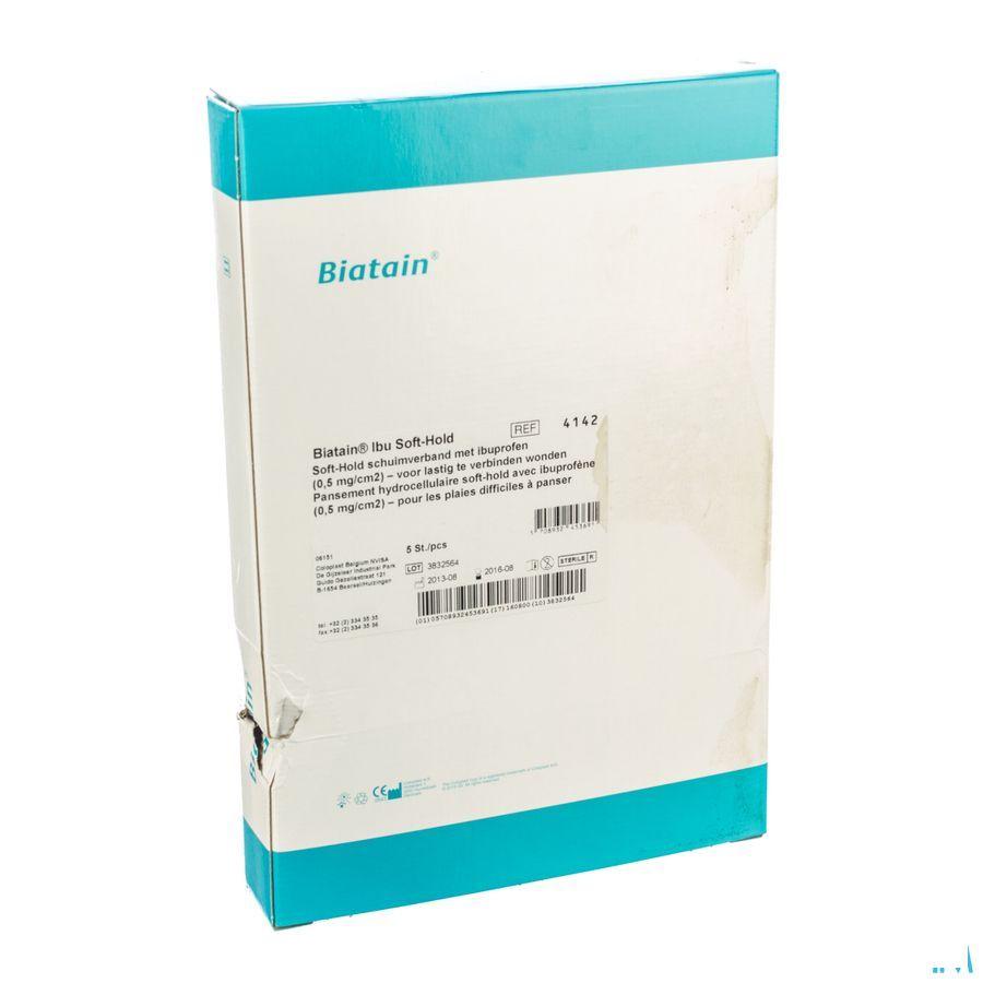 Biatain-ibu Pansement Softhold + ibuprof.10x20,0 5 34142  -  Coloplast
