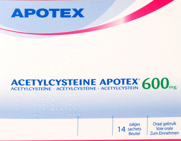 Acetylcysteine Apotex Zakjes 14 X 600 mg