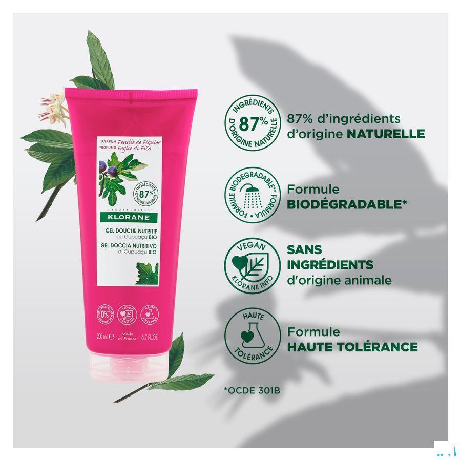 Klorane Lichaam Douchegel Vijg 200 ml