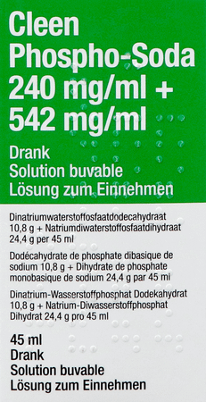 Cleen Phospho-soda 11 gr/24 gr Drinkbare Oplossing Flacon 45 ml
