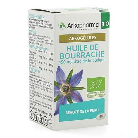 Arkocaps Bernagie Olie Bio 60 Capsule  -  Arkopharma