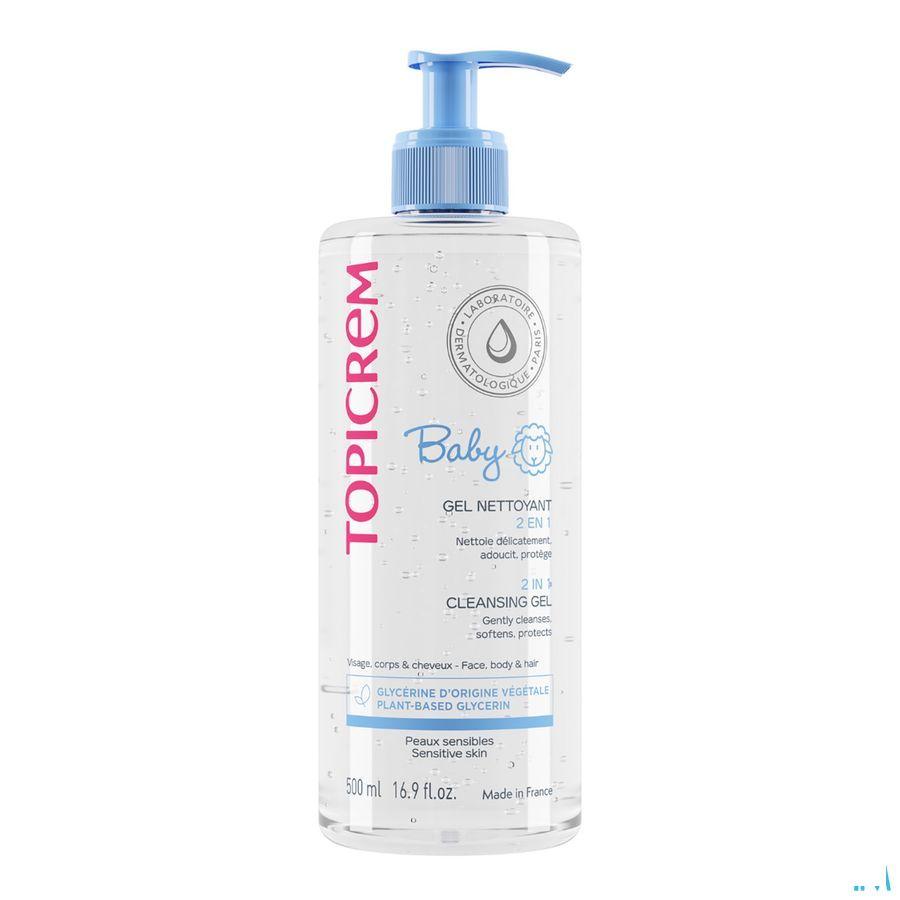 Topicrem Baby Reinigingsgel 2in1 Pompfl 500 ml