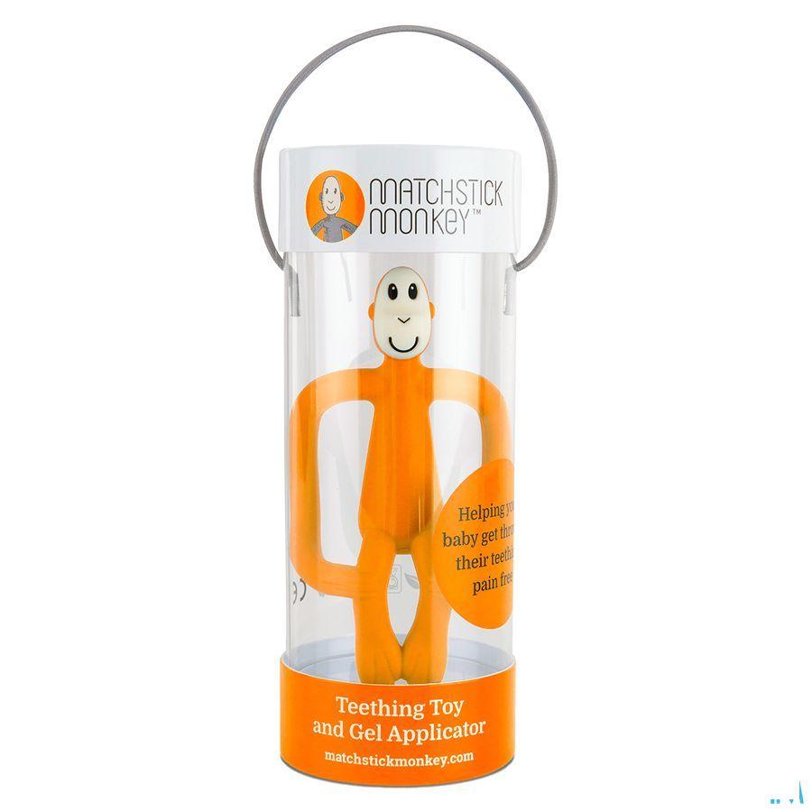 Matchstick Monkey Bijtring Oranje  -  Bomedys