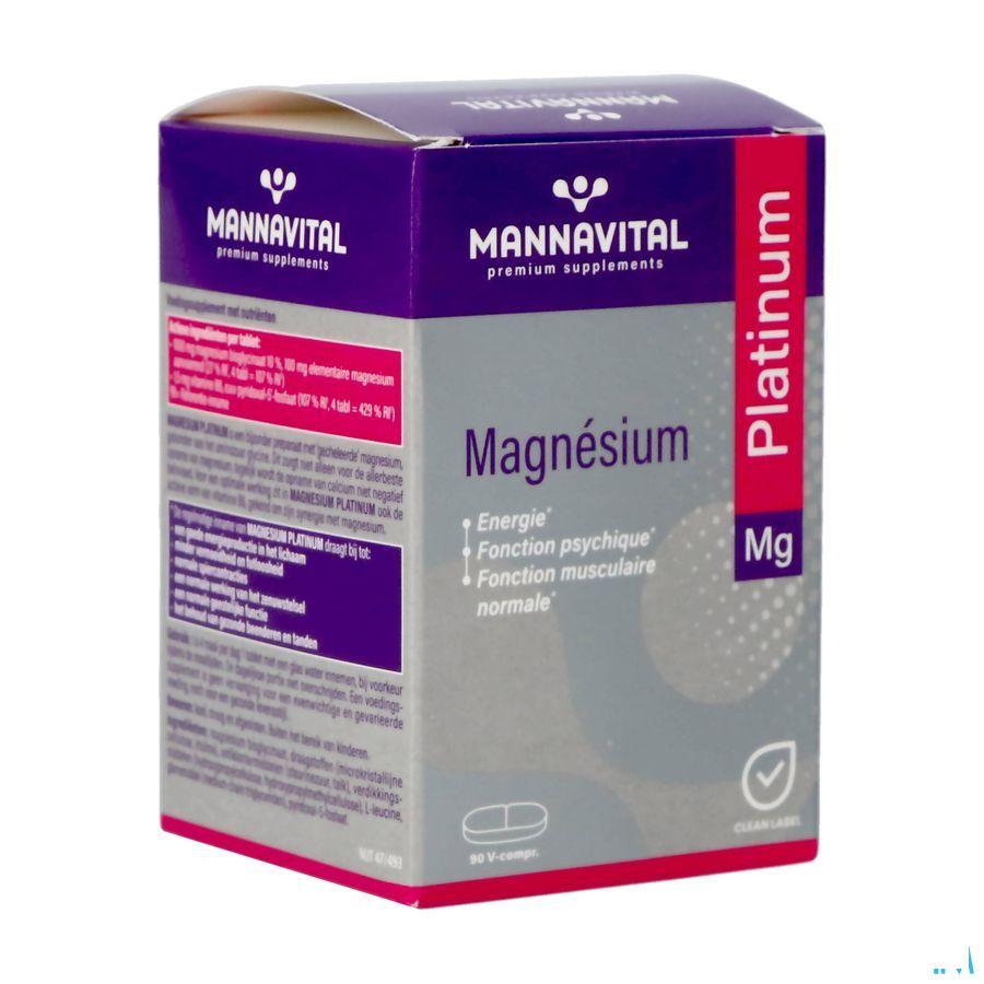 Mannavital Magnesium Platinum Tabletten 90
