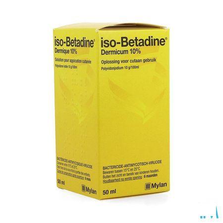 Iso Betadine Dermique 10% Solution Flacon 50 ml