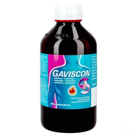 Gaviscon Antizuur-antireflux Suspensie Oraal Gebr.600 ml