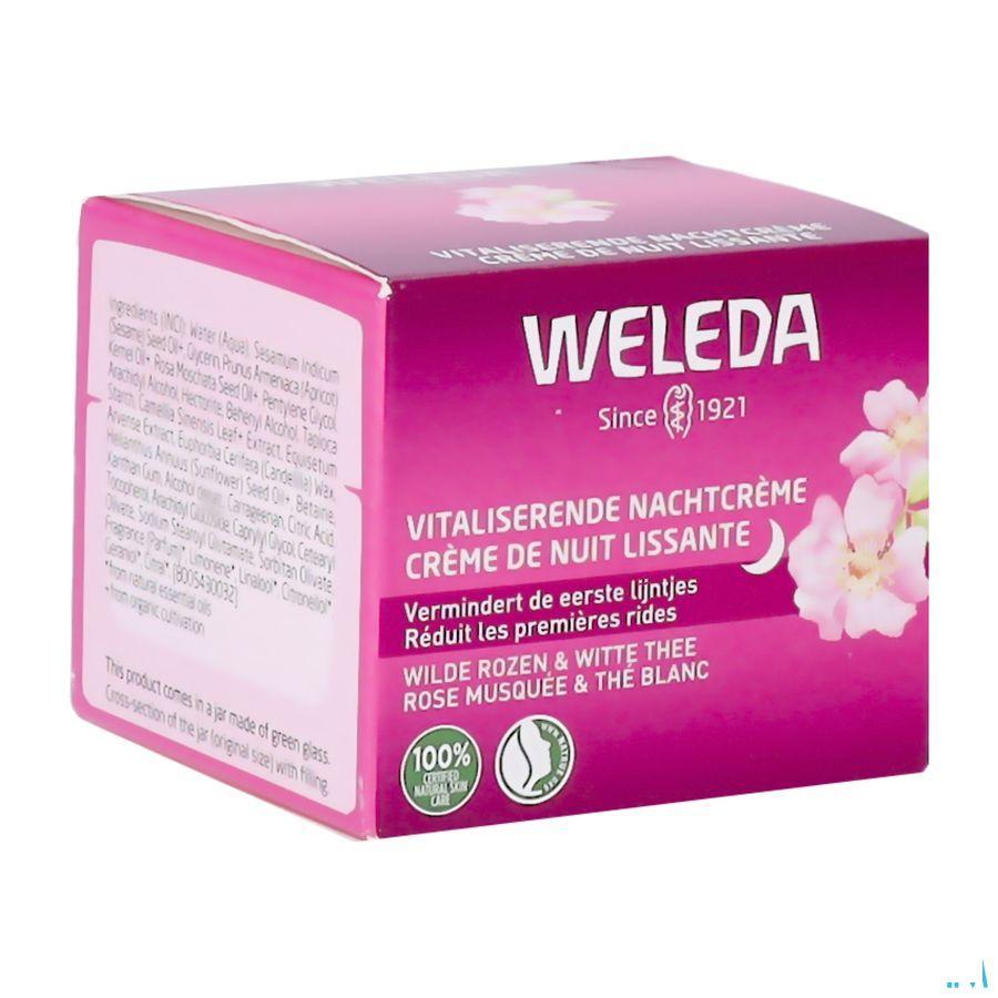Weleda Creme Nuit Liss. Rose Musq.&The Blanc 40 ml  -  Weleda