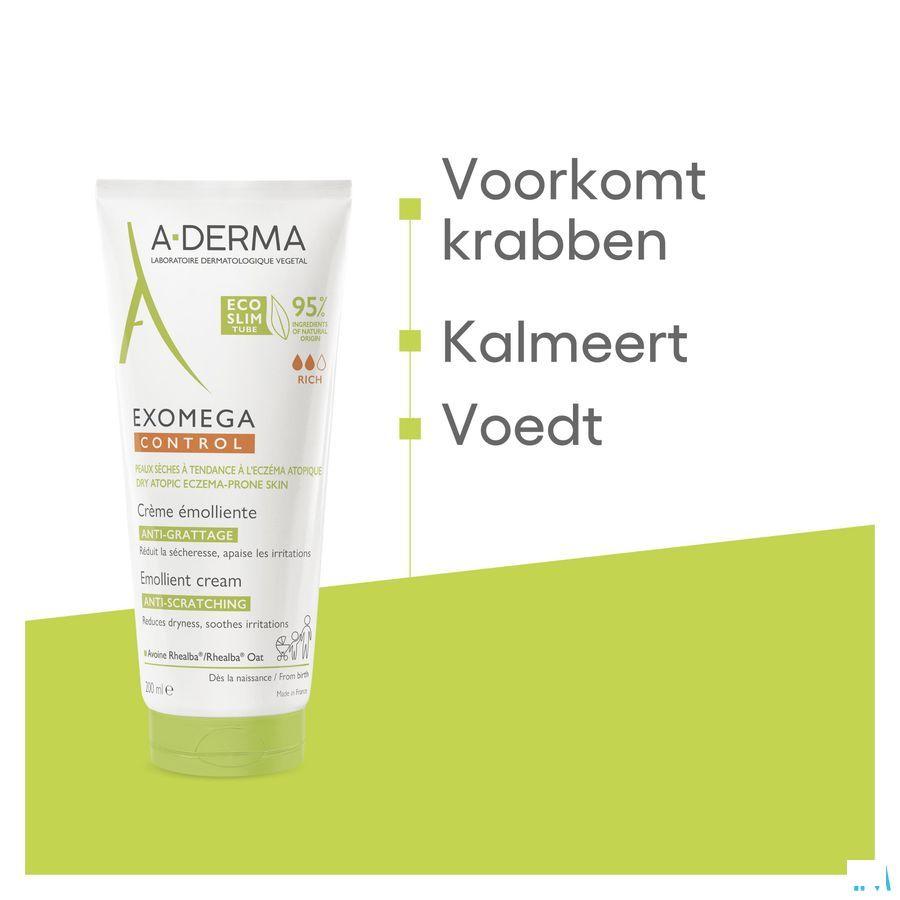 Aderma Exomega Control Emol. Creme 200 ml  -  Aderma