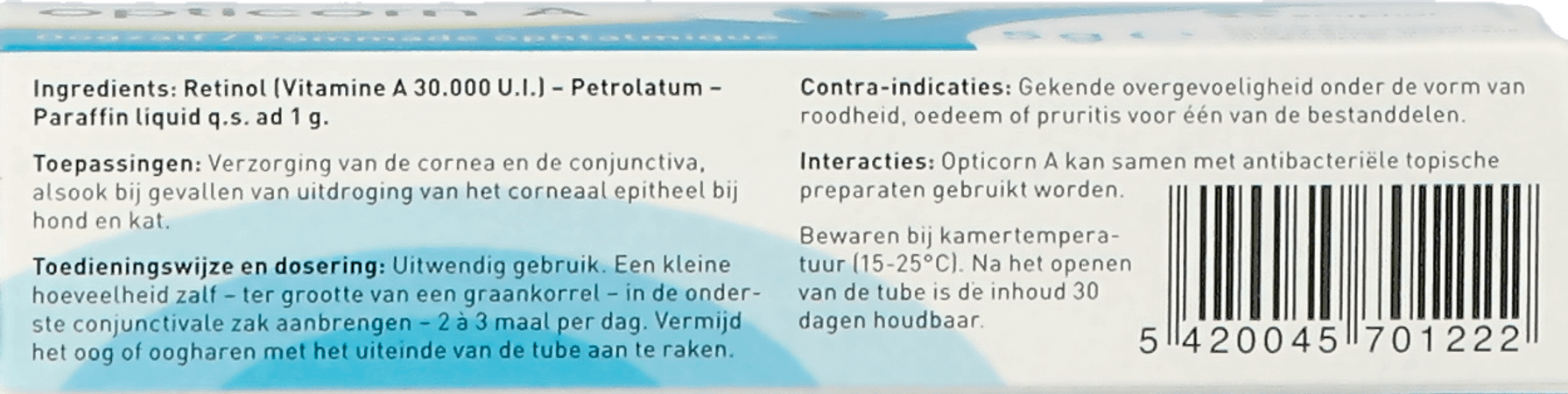 Opticorn Ad Oogzalf Tube 5 gr  -  Ecuphar