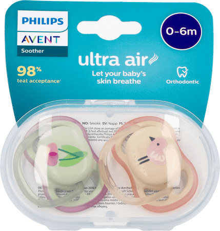 Philips Avent Sucette +0M Air Mix Fruits