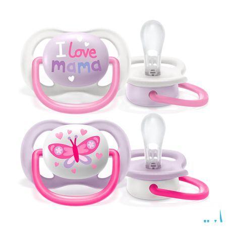 Philips Avent Fopspeen 0M+ Happy Girl  -  Bomedys