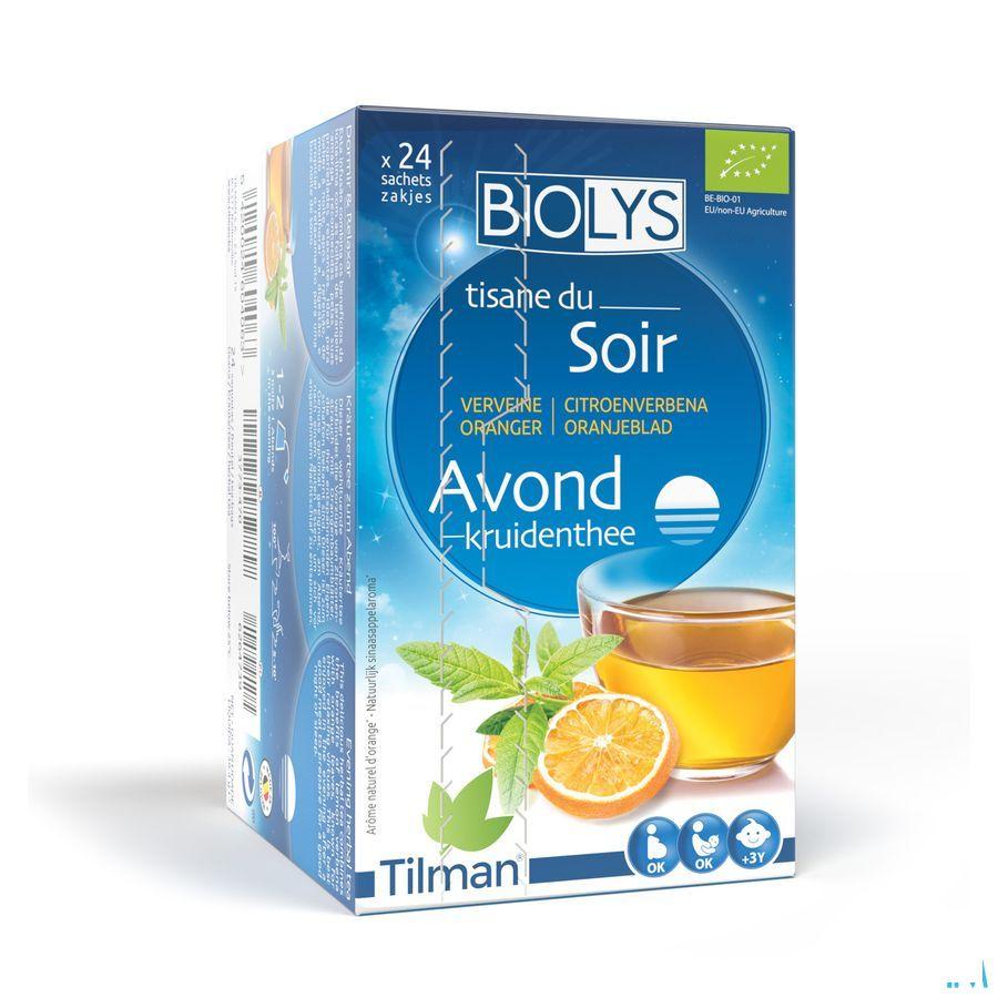 Biolys Citroenverbena Oranjeblad Zakjes 24  -  Tilman
