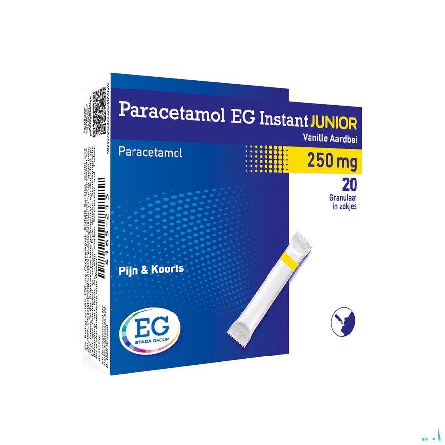 Paracetamol Eg Inst.Junior 250 mg Vanil-Fr. Sach 20  -  EG