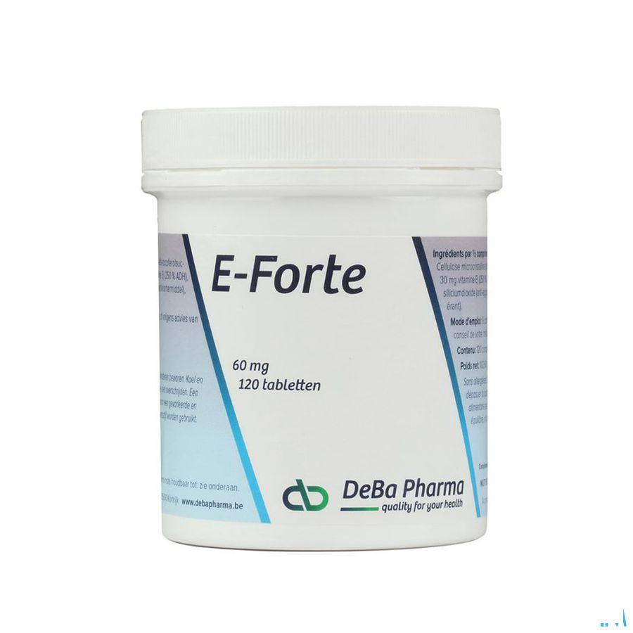 E-forte Comprimes 120x60 mg  -  Deba Pharma