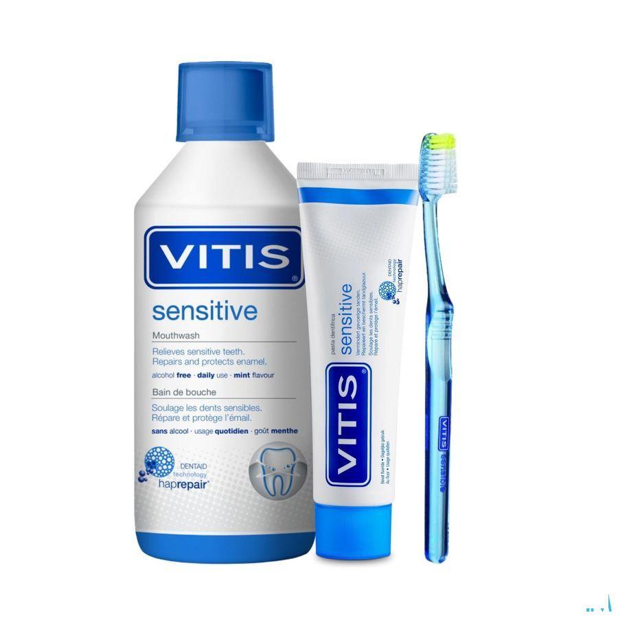 Vitis Sensitive Tandenborstel 32381  -  Dentaid