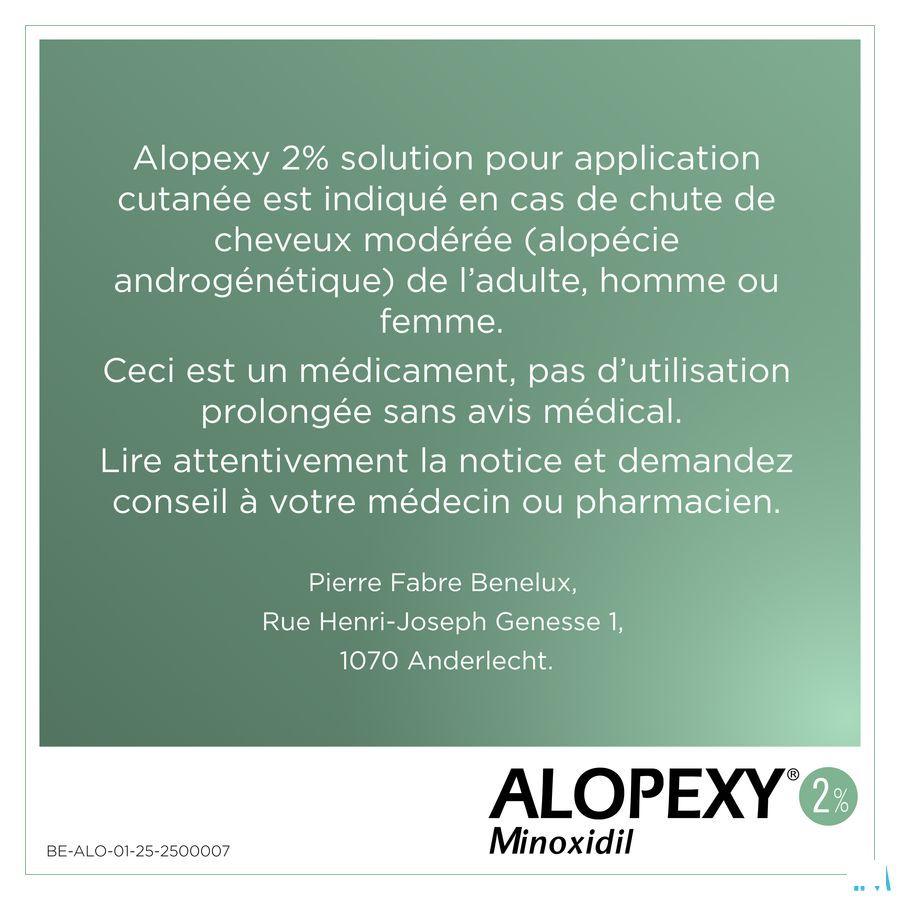 Alopexy 2 % Liquid Flacon Plast et 3x60 ml