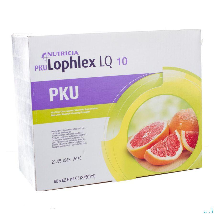Pku Lophlex Lq 10 Juicy Agrumes 60x62,5 ml  -  Nutricia