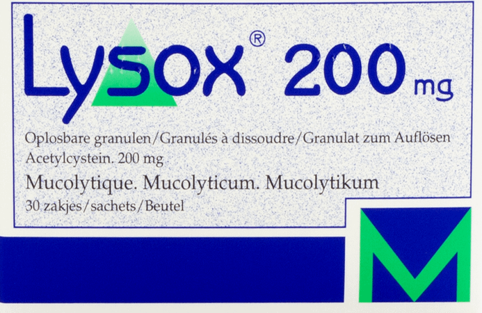 Lysox Gran Sachets 30x200 mg  -  Menarini