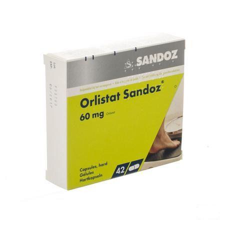 Orlistat Sandoz Capsule Dure 42 X 60 mg 