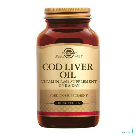 Solgar Cod Liver Oil (levertraan) Softgel 100  -  Solgar Vitamins