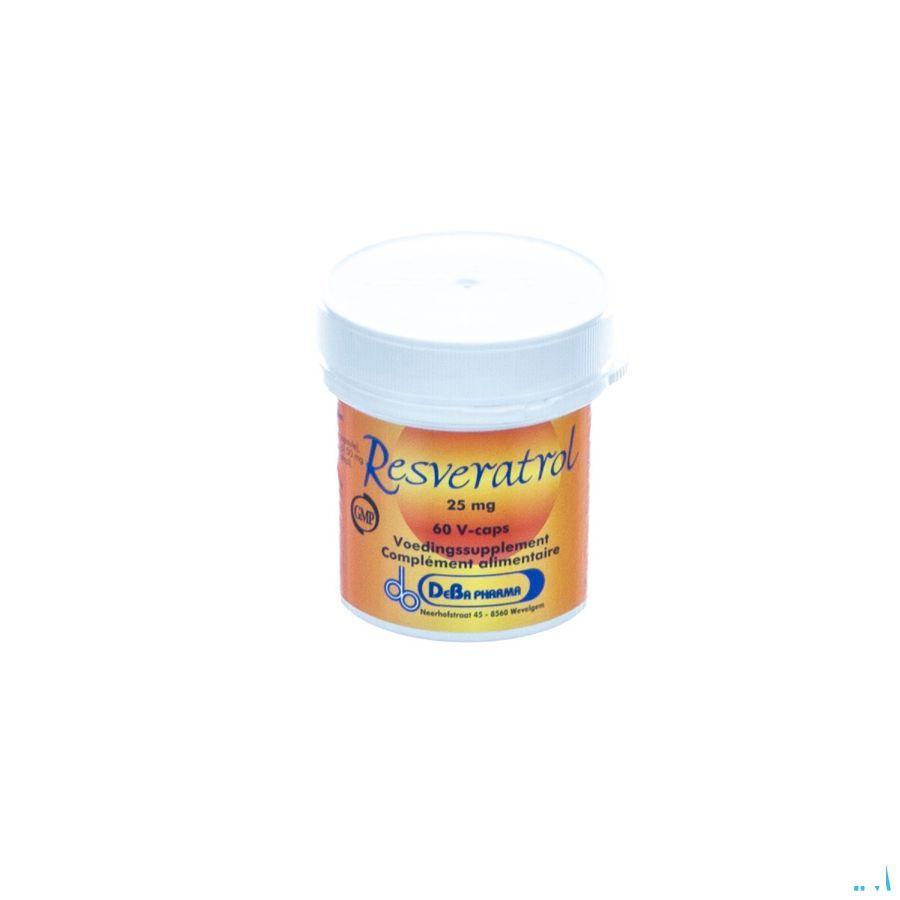 Resveratrol Capsule 60x25 mg  -  Deba Pharma